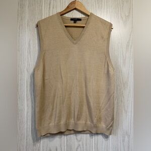 J.Crew Men's Tan Jumper Vest Size L LNC